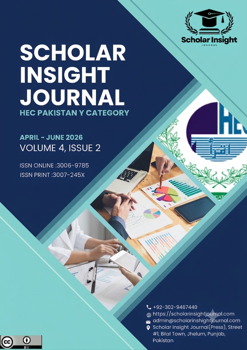 					View Vol. 4 No. 2 (2026): Scholar Insight Journal (April-June)
				